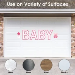 Big Dot Of Happiness It's A Girl - Peel And Stick Pink Baby Shower Standard Banner Wall Decals - Baby -Finest Home Decoration GUEST 23642e99 d573 4eba bb29 b33e88039883