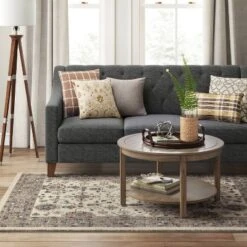 Jewel Boarder Persian Woven Rug Brown - Threshold 7 Jewel Boarder Persian Woven Rug Brown - Threshold -Finest Home Decoration GUEST 2471427a 24e3 4d84 a7bf d787bb80301f