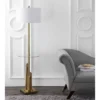 61" Ambrosio Floor Lamp Side Table Brass/Gold (Includes CFL Light Bulb) - Safavieh -Finest Home Decoration GUEST 249849c3 7cc8 4156 ad6d 9f677ce1b900