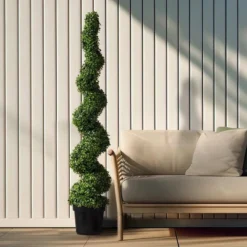 Forever Leaf 60" Spiral Boxwood In Black Pot (2 Pack), Indoor Artificial Plant For Home Decor 12 Forever Leaf 60" Spiral Boxwood In Black Pot (2 Pack), Indoor Artificial Plant For Home Decor -Finest Home Decoration GUEST 24b2cb54 74db 4939 a605 6af01f44112b