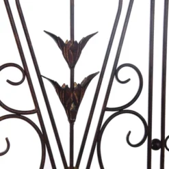 Traditional Scroll Iron Design Wood Framed Wall Art Brown - StyleCraft -Finest Home Decoration GUEST 2608e3f5 70b3 42da b8c1 206a55a2ea40