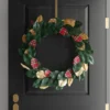 28" Mixed Leaves Artificial Christmas Wreath Green/Plaid/Gold - Wondershop™ -Finest Home Decoration GUEST 262fe846 ef31 4e91 94ef a3a61de8aee5