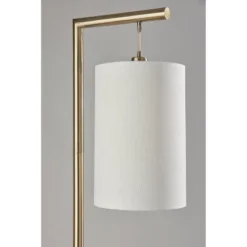 Reggie Floor Lamp Antique Brass - Adesso -Finest Home Decoration GUEST 269e177e 1ebe 4158 b6a9 b2c2d5ec1579