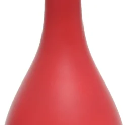 18.11" Traditional Standard Ceramic Dewdrop Table Desk Lamp With Matching Fabric Shade Red - Creekwood Home -Finest Home Decoration GUEST 285dcb3e f22b 454d beeb 49ccb51be311