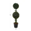 Artificial Podocarpus-36” Double Ball Style Faux Plant In Sturdy Pot-Realistic Indoor Or Outdoor Potted Shrub-Home Decor By Pure Garden 2 Artificial Podocarpus-36” Double Ball Style Faux Plant In Sturdy Pot-Realistic Indoor Or Outdoor Potted Shrub-Home Decor By Pure Garden -Finest Home Decoration GUEST 28867681 e9b4 47da bbd9 87b818da547b