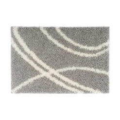 World Rug Gallery Soft Cozy Contemporary Stripe Indoor Shag Area Rug -Finest Home Decoration GUEST 28ab5c19 a988 4304 95ed cb5f3d228d47