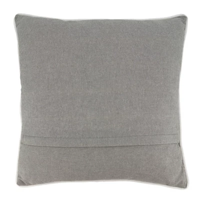 Saro Lifestyle Plaid Christmas Tree Pillow - Down Filled, 18" Square, Grey 3 Saro Lifestyle Plaid Christmas Tree Pillow - Down Filled, 18" Square, Grey