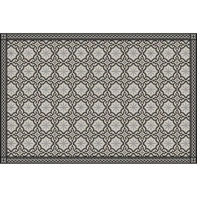 FlorArt Chelsea Noir Low Profile Easy Clean Kitchen Mat Black/Gray - Bungalow Flooring 9 FlorArt Chelsea Noir Low Profile Easy Clean Kitchen Mat Black/Gray - Bungalow Flooring - Image 7