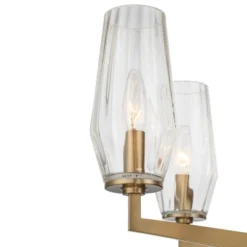 Possini Euro Design Byzantium Warm Gold Chandelier 35" Wide Modern Clear Glass Shade 8-Light Fixture For Dining Room Foyer Kitchen Island Entryway -Finest Home Decoration GUEST 2aa617dc 2989 424b a335 bd5504f501e4