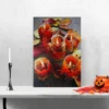 Northlight LED Lighted Autumn Leaves And Flickering Candles Canvas Wall Art 23.5" X 15.75" -Finest Home Decoration GUEST 2aff6216 5c23 49da 8c49 d0c000fb977c