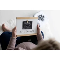 Pearhead Wooden Sonogram Wall Frame - 4"x5" -Finest Home Decoration GUEST 2cc64373 b5ba 44d5 9f4e 0b9645d4d167