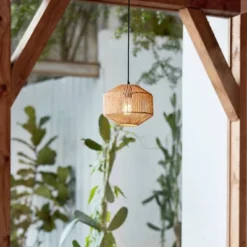 Lotus 1-Light Pendant Lighting With Natural Twine Shade - Globe Electric -Finest Home Decoration GUEST 2d2cac60 6dd5 45e5 9df1 f74f8d7a178c