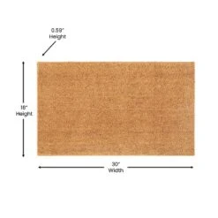 Emma And Oliver Weather Resistant Coir Doormat With Anti-Slip Rubber Backing For Indoor/Outdoor Use -Finest Home Decoration GUEST 2d5052b1 60f0 4f30 9a86 b3e5a2624fd7