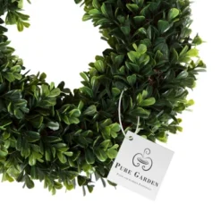 Nature Spring UV-Resistant Artificial Boxwood Wreath - 12" -Finest Home Decoration GUEST 2d97fc70 ba7f 47aa a38b 3998d75ebf9e