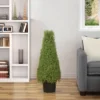 Northlight 3' Artificial Boxwood Cone Topiary Tree With Round Pot, Unlit 2 Northlight 3' Artificial Boxwood Cone Topiary Tree With Round Pot, Unlit -Finest Home Decoration GUEST 2e255851 63b8 414c 9c80 fbcaf9d977f3
