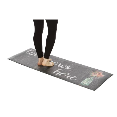 20"x55" Oversized Cushioned Anti-Fatigue Kitchen Runner Mat Love Grows Here - J&V Textiles 3 20"x55" Oversized Cushioned Anti-Fatigue Kitchen Runner Mat Love Grows Here - J&V Textiles