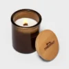 9oz Lidded Amber Glass Jar Crackling Wooden Wick Eucalyptus And Palm Candle - Threshold™ 2 9oz Lidded Amber Glass Jar Crackling Wooden Wick Eucalyptus And Palm Candle - Threshold™ -Finest Home Decoration GUEST 2f175bc2 15a8 4d7b a476 e97dfdadd395