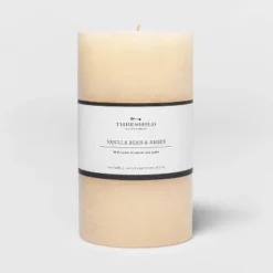 Pillar Vanilla Bean And Amber Candle - Threshold™ 11 Pillar Vanilla Bean And Amber Candle - Threshold™ -Finest Home Decoration GUEST 311acfd4 ed2f 4111 b923 395ad3b6df96