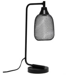 Industrial Mesh Desk Lamp Matte Black - Lalia Home -Finest Home Decoration GUEST 320a1c68 3979 4ffe a643 c0fb77c304ea