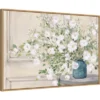 33" X 23" White Bouquet By Julia Purinton Framed Canvas Wall Art Print - Amanti Art -Finest Home Decoration GUEST 338a6241 690e 40b5 9dcc bfbc63de9f54