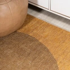 Demie Minimalist Graphic Circle Machine-Washable Area Rug - JONATHAN Y -Finest Home Decoration GUEST 33aa25bc 2303 4266 9092 cf2088733458