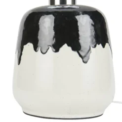 18" Black/White Abstract Splash Ceramic Table Lamp - Nourison 15 18" Black/White Abstract Splash Ceramic Table Lamp - Nourison -Finest Home Decoration GUEST 33b12def 0158 4e45 9d5e b853685b494a