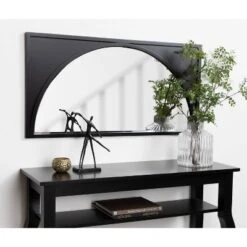 21.5" X 42" Andover Arch Wall Mirror Black - Kate & Laurel All Things Decor -Finest Home Decoration GUEST 34218f6d e7e5 48c5 807e 4f08783c19c3