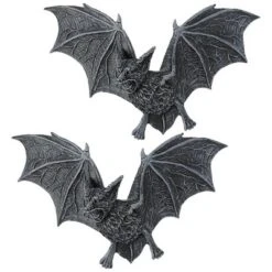 Design Toscano The Vampire Bats Of Castle Barbarosa Wall Sculptures: Set Of 2