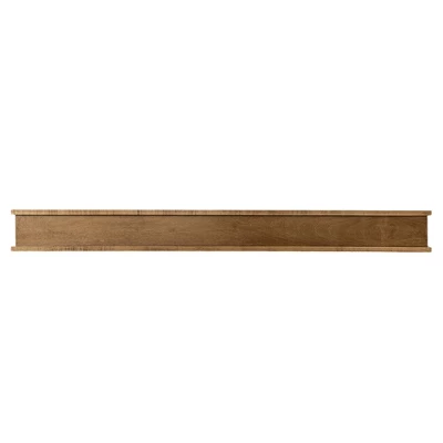 Modern Ember Muirwood Maple Wood Fireplace Mantel Shelf | Elegant Transitional Design With Symmetrical Top & Bottom Molding - Wall Mounted 10 Modern Ember Muirwood Maple Wood Fireplace Mantel Shelf | Elegant Transitional Design With Symmetrical Top & Bottom Molding - Wall Mounted - Image 8