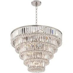 Vienna Full Spectrum Magnificence Satin Nickel Chandelier 24 1/2" Wide Modern Faceted Crystal Glass 15-Light LED Fixture For Dining Room House Kitchen 15 Vienna Full Spectrum Magnificence Satin Nickel Chandelier 24 1/2" Wide Modern Faceted Crystal Glass 15-Light LED Fixture For Dining Room House Kitchen -Finest Home Decoration GUEST 35cc1689 051a 4e2e 8b3e 597db2e70cc6