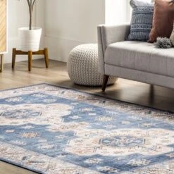 NuLOOM Norma Machine Washable Traditional Medallion Area Rug -Finest Home Decoration GUEST 3697038a 1fd9 4f4a 8958 78c5405179da