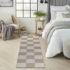 Nourison Washable Modern Jute Checkered Geometric Non-Skid Indoor Area Rug -Finest Home Decoration GUEST 36bbcfe8 7f0f 4dc0 95a8 5d0f123369c9