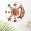 Metal Sun And Moon Indoor Outdoor Wall Decor With Stars Bronze - Olivia & May -Finest Home Decoration GUEST 37159956 fc30 47a8 8e7b cb2bd8d0246c