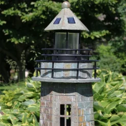 Sunnydaze Decor Sunnydaze Outdoor Backyard Garden Nautical Lighthouse Solar LED Pathlight Statue Figurine - 35" - Brick 14 Sunnydaze Decor Sunnydaze Outdoor Backyard Garden Nautical Lighthouse Solar LED Pathlight Statue Figurine - 35" - Brick -Finest Home Decoration GUEST 3751b170 31fc 4528 928b 9b10db33a890