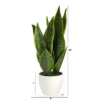 Nearly Natural 16-in Sansevieria Artificial Plant -Finest Home Decoration GUEST 381db4ff be0e 4b48 9fd3 f8a0c4b4fa18