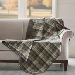 50"x70" Oversize Tasha Quilted Throw Blanket Taupe - Woolrich -Finest Home Decoration GUEST 3a3d41bf 1755 43bd b084 7e1d14a5a9a9