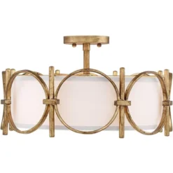 Barnes And Ivy Francis Mid Century Modern Ceiling Light Semi Flush Mount Fixture 18 1/4" Wide Gold 3-Light White Fabric Drum Shade For Bedroom Kitchen 9 Barnes And Ivy Francis Mid Century Modern Ceiling Light Semi Flush Mount Fixture 18 1/4" Wide Gold 3-Light White Fabric Drum Shade For Bedroom Kitchen -Finest Home Decoration GUEST 3ab0a2bb a16b 4f64 a7a8 fc9aa0fc500f