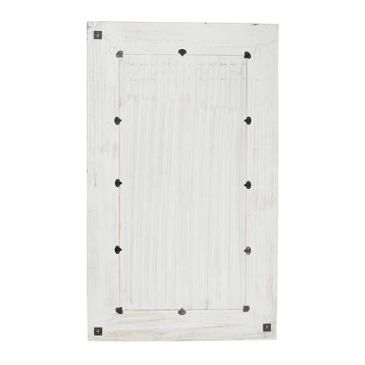 Wood Floral Intricately Carved Wall Mirror Brown - Olivia & May 4 Wood Floral Intricately Carved Wall Mirror Brown - Olivia & May - Image 2