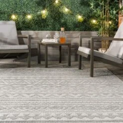 NuLOOM Mikala Raised Global Indoor And Outdoor Patio Area Rug -Finest Home Decoration GUEST 3c1694ca 5ff2 4ca8 bbe2 d8af433519fd