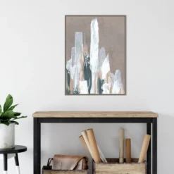 22" X 30" Shape Of Form II By JL Design Framed Canvas Wall Art Gray Wash - Amanti Art -Finest Home Decoration GUEST 3c69b124 1bcb 46e1 8175 3f0ccd06275b