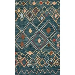 Edythe Geometric Hooked Rug - Safavieh -Finest Home Decoration GUEST 3c729b3e 1cc0 4275 9002 26d3409be675