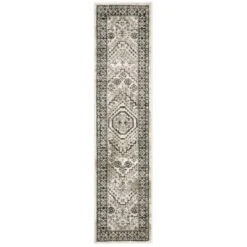 Gabriella Vintage Medallion Rug Ivory/Gray - Captiv8e Designs -Finest Home Decoration GUEST 3cb3b0e4 f200 4a3f 8e6e 1969ce00f819