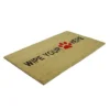 Northlight Beige And Black Animal Print "Wipe Your Paw Here" Doormat 30 X 18 -Finest Home Decoration GUEST 3d1b4423 3991 469a 9fbc 10760b7e65b7