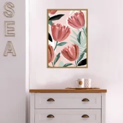 16" X 23" Dreamy Petals II By Isabelle Z Framed Canvas Wall Art - Amanti Art -Finest Home Decoration GUEST 3dc77d8a b5d9 4d93 bfc2 36091175b81a