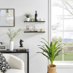 23.62" Set Of 2 Repose Display Photo Ledge Shelves - Danya B. 24 23.62" Set Of 2 Repose Display Photo Ledge Shelves - Danya B. -Finest Home Decoration GUEST 3de1f776 f997 4840 bc44 57bb8450cb96