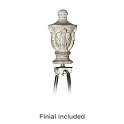 360 Lighting Vintage Chic Floor Lamp 60" Tall French Country Antique White Washed Cream Bell Shade For Living Room Reading Bedroom Office -Finest Home Decoration GUEST 3df8c41f a454 4099 b7c1 bdf3e4ceded7