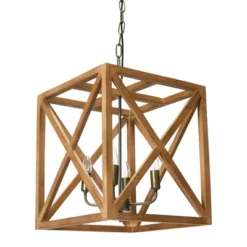 Metal/Wood Chandelier Natural Brown - Storied Home 15 Metal/Wood Chandelier Natural Brown - Storied Home -Finest Home Decoration GUEST 3ee85639 5f22 4459 b0c5 7ad9d95129d5