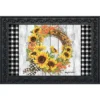 Briarwood Lane Sunflower Fall Wreath Welcome Doormat Autumn Floral Indoor Outdoor 30" X 18" -Finest Home Decoration GUEST 41047bb3 2f63 4c1a bd26 f9708d6fdfba
