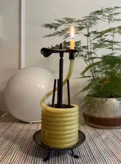 Candle By The Hour 80-Hour Vertical Candle, Eco-friendly Natural Beeswax With Cotton Wick -Finest Home Decoration GUEST 416a6bbb 49a5 420a 8257 f89b0f9a4b75