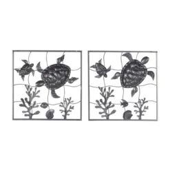 Set Of 2 Metal Turtle Wall Decors - Olivia & May 7 Set Of 2 Metal Turtle Wall Decors - Olivia & May -Finest Home Decoration GUEST 424a1740 9e61 48d1 875d 32a1defd057c